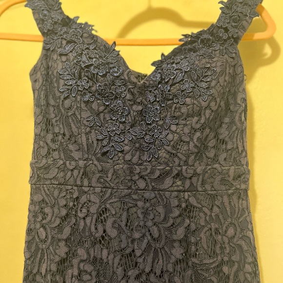 Maxi Navy Evening Dress - Picture 7 of 11